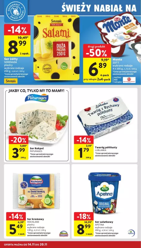 Intermarche - gazetka promocyjna Gazetka od czwartku 14.11 do środy 20.11 - strona 22