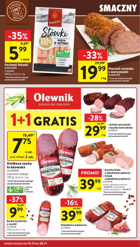 Intermarche - gazetka promocyjna Gazetka od czwartku 14.11 do środy 20.11 - strona 20