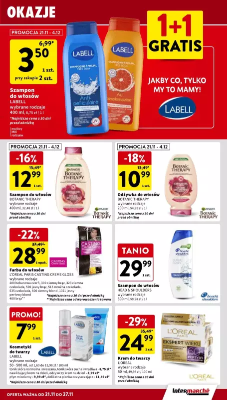 Intermarche - gazetka promocyjna Gazetka od czwartku 21.11 do środy 27.11 - strona 37