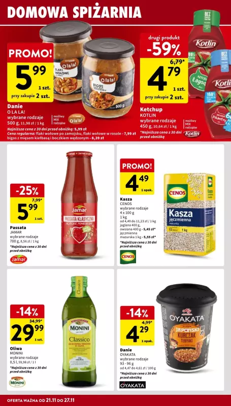 Intermarche - gazetka promocyjna Gazetka od czwartku 21.11 do środy 27.11 - strona 30