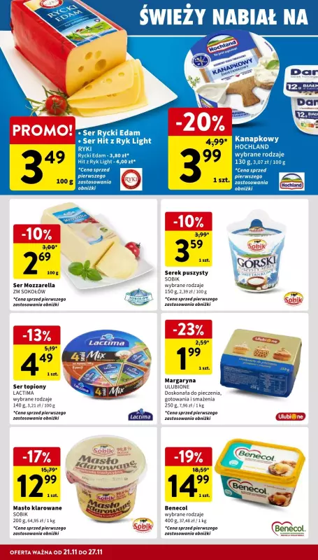 Intermarche - gazetka promocyjna Gazetka od czwartku 21.11 do środy 27.11 - strona 22