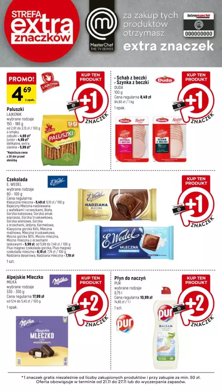 Intermarche - gazetka promocyjna Gazetka od czwartku 21.11 do środy 27.11 - strona 43