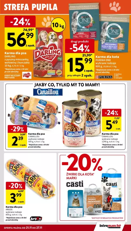 Intermarche - gazetka promocyjna Gazetka od czwartku 21.11 do środy 27.11 - strona 39