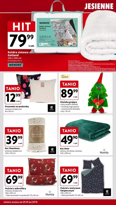 Intermarche - gazetka promocyjna Gazetka od czwartku 21.11 do środy 27.11 - strona 40