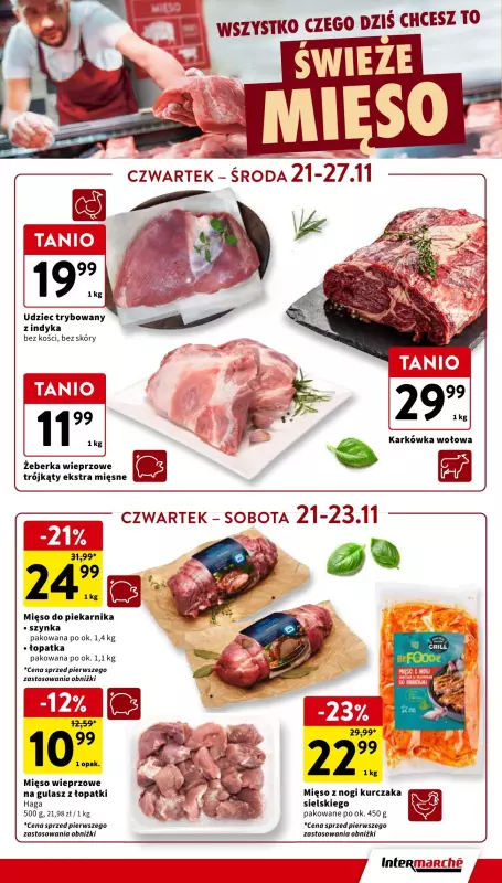 Intermarche - gazetka promocyjna Gazetka od czwartku 21.11 do środy 27.11 - strona 13