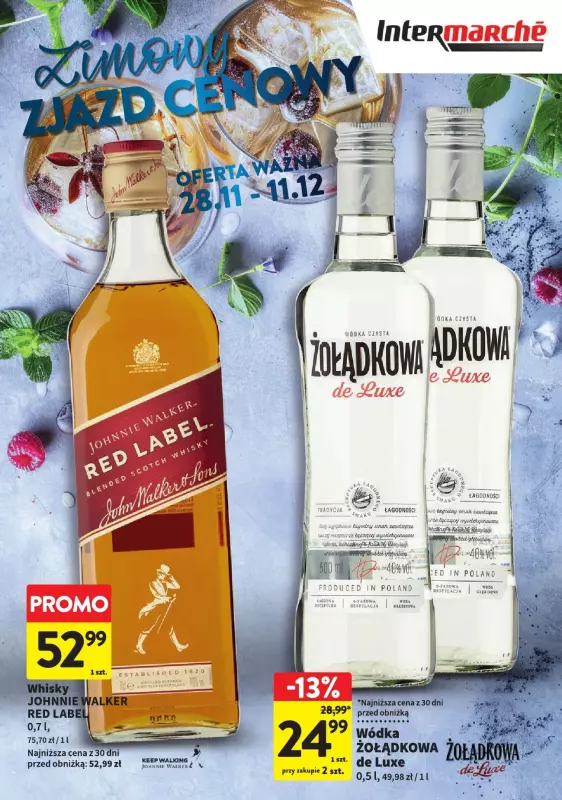 Intermarche - gazetka promocyjna Katalog alkoholi od czwartku 28.11 do środy 11.12