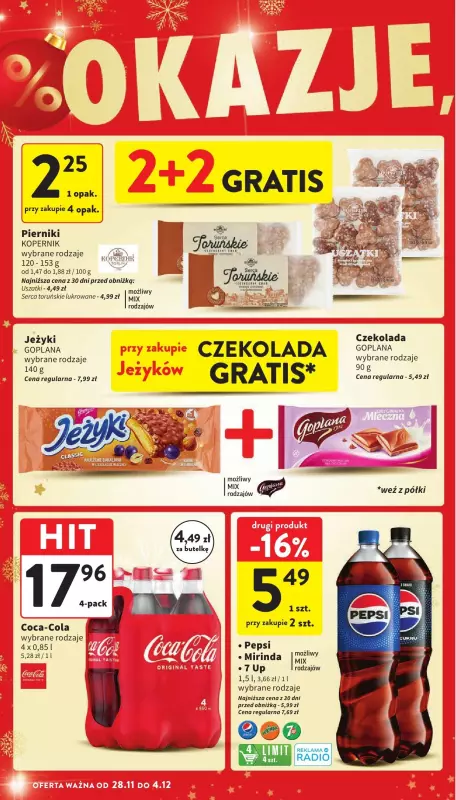 Intermarche - gazetka promocyjna Gazetka od czwartku 28.11 do środy 04.12 - strona 18