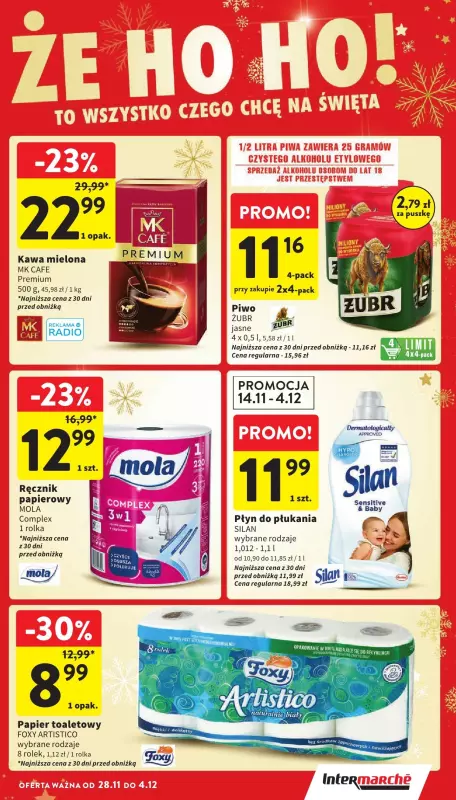 Intermarche - gazetka promocyjna Gazetka od czwartku 28.11 do środy 04.12 - strona 19