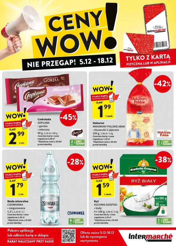 Intermarche - gazetka promocyjna Ceny WoW od czwartku 05.12 do środy 18.12 - strona 2