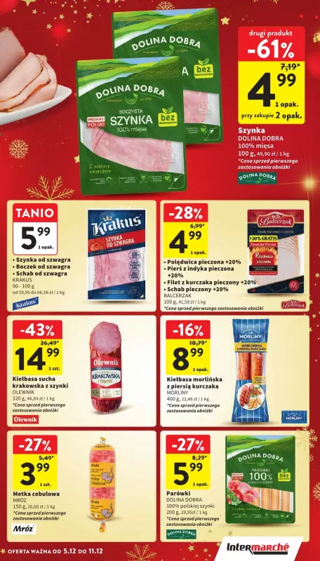 Intermarche - gazetka promocyjna Gazetka od czwartku 05.12 do środy 11.12 - strona 21