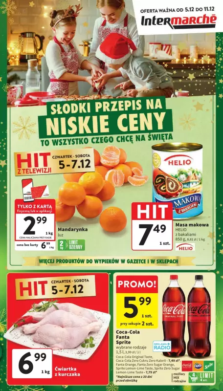 Intermarche - gazetka promocyjna Gazetka od czwartku 05.12 do środy 11.12