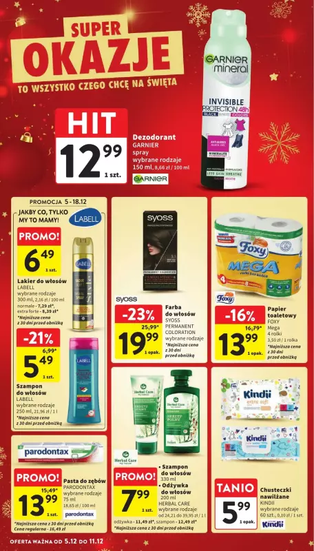 Intermarche - gazetka promocyjna Gazetka od czwartku 05.12 do środy 11.12 - strona 42