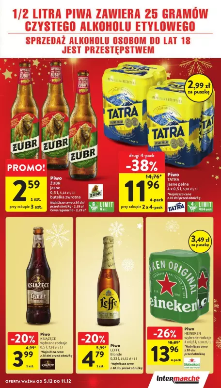 Intermarche - gazetka promocyjna Gazetka od czwartku 05.12 do środy 11.12 - strona 37