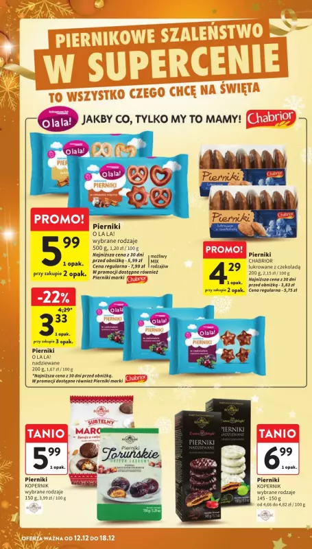 Intermarche - gazetka promocyjna Gazetka od czwartku 12.12 do środy 18.12 - strona 10