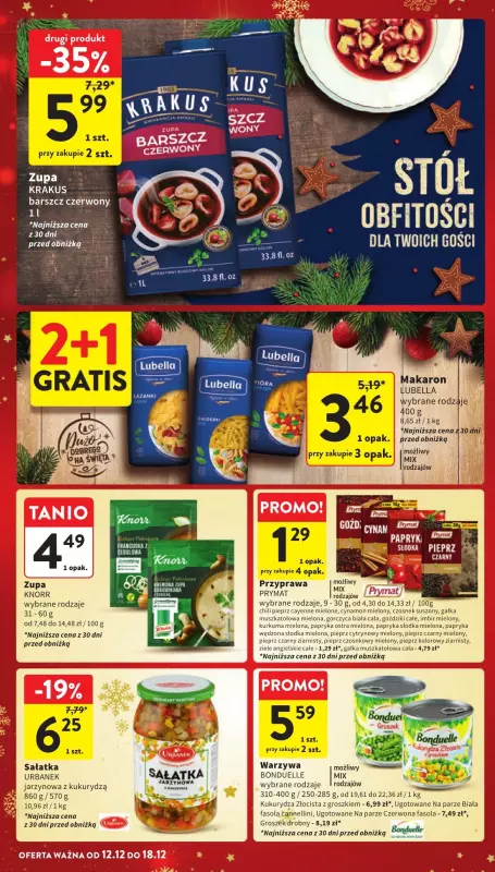 Intermarche - gazetka promocyjna Gazetka od czwartku 12.12 do środy 18.12 - strona 34