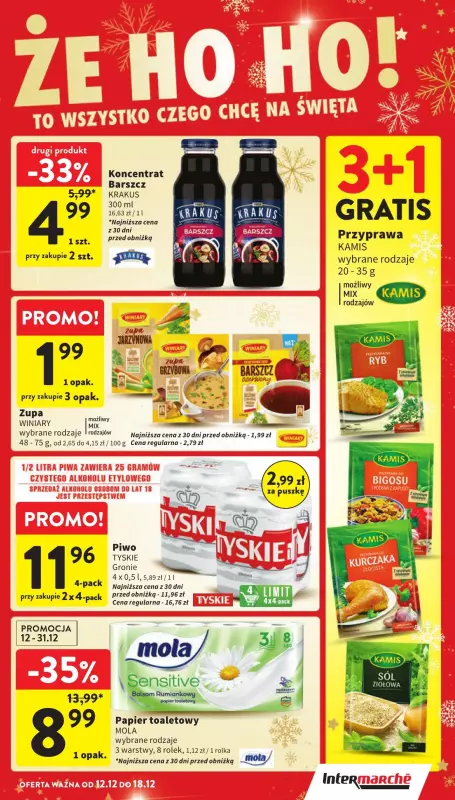 Intermarche - gazetka promocyjna Gazetka od czwartku 12.12 do środy 18.12 - strona 15