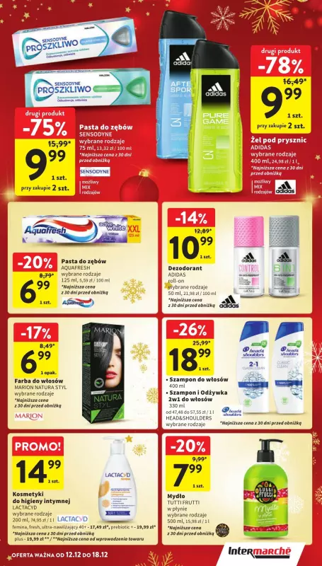 Intermarche - gazetka promocyjna Gazetka od czwartku 12.12 do środy 18.12 - strona 43