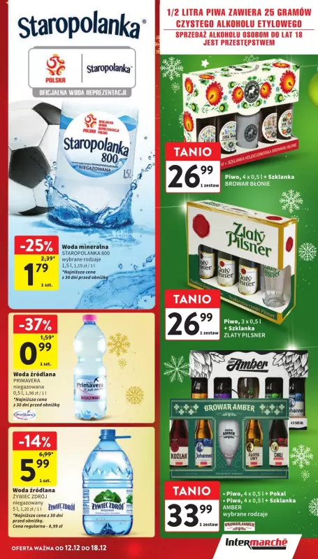 Intermarche - gazetka promocyjna Gazetka od czwartku 12.12 do środy 18.12 - strona 37