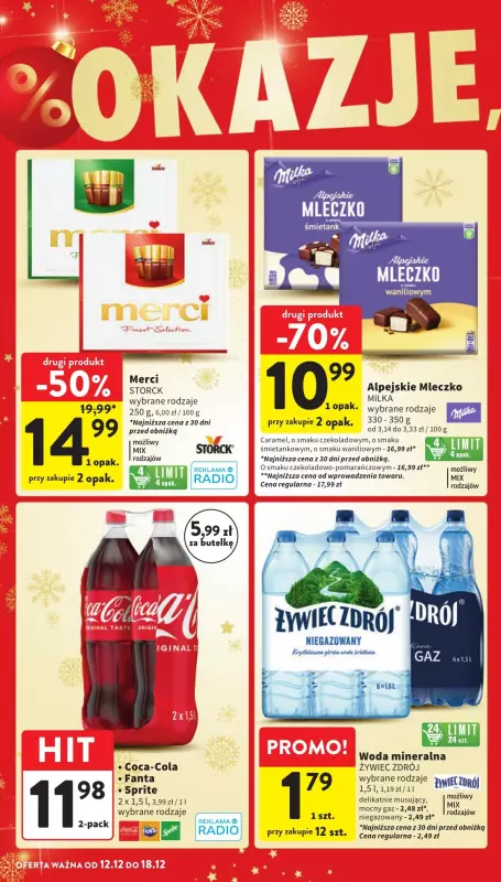 Intermarche - gazetka promocyjna Gazetka od czwartku 12.12 do środy 18.12 - strona 14