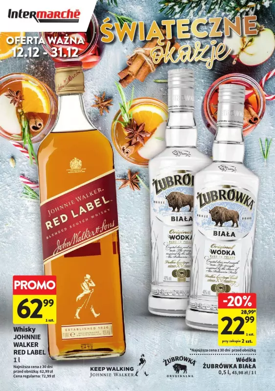 Intermarche - gazetka promocyjna Katalog alkoholowy od czwartku 12.12 do wtorku 31.12