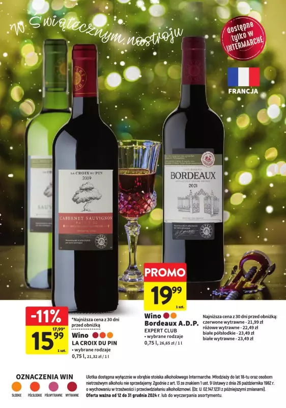 Intermarche - gazetka promocyjna Katalog alkoholowy od czwartku 12.12 do wtorku 31.12 - strona 20