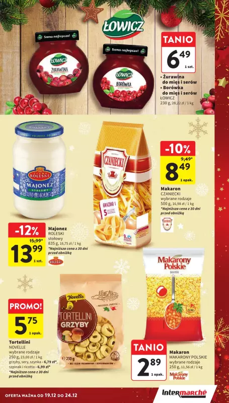 Intermarche - gazetka promocyjna Gazetka od czwartku 19.12 do wtorku 24.12 - strona 9