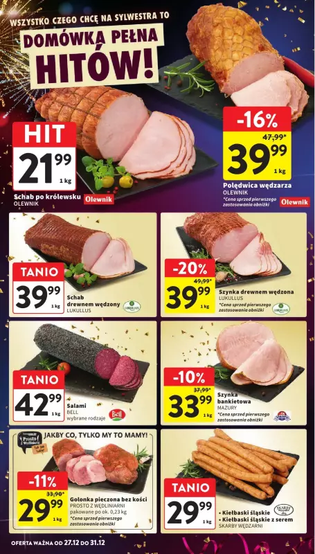 Intermarche - gazetka promocyjna Gazetka od piątku 27.12 do wtorku 31.12 - strona 14