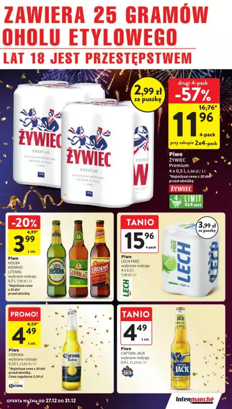 Intermarche - gazetka promocyjna Gazetka od piątku 27.12 do wtorku 31.12 - strona 29