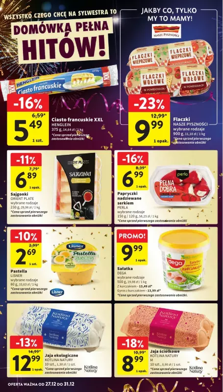 Intermarche - gazetka promocyjna Gazetka od piątku 27.12 do wtorku 31.12 - strona 16