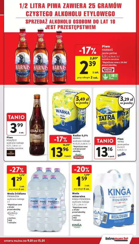 Intermarche - gazetka promocyjna Gazetka od czwartku 09.01 do środy 15.01 - strona 33