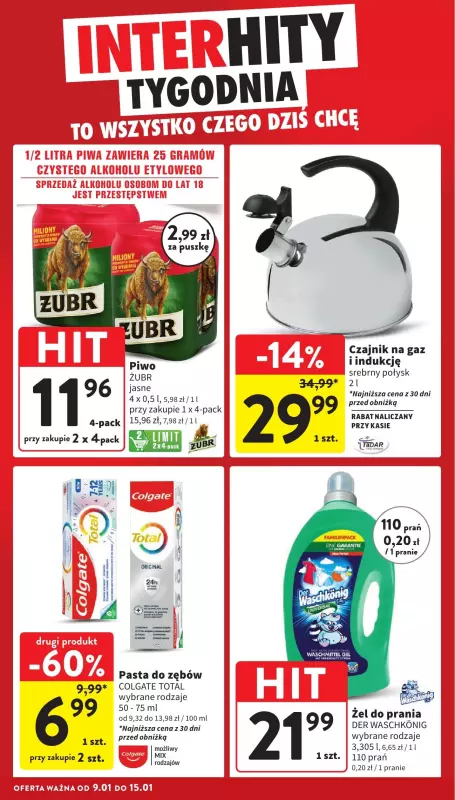 Intermarche - gazetka promocyjna Gazetka od czwartku 09.01 do środy 15.01 - strona 6