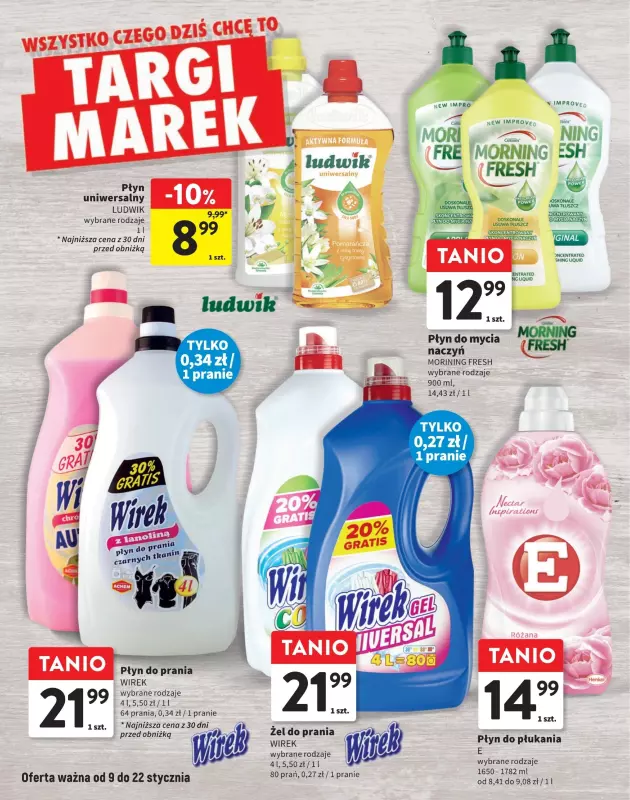 Intermarche - gazetka promocyjna Gazetka Targi marek od czwartku 09.01 do środy 22.01 - strona 22