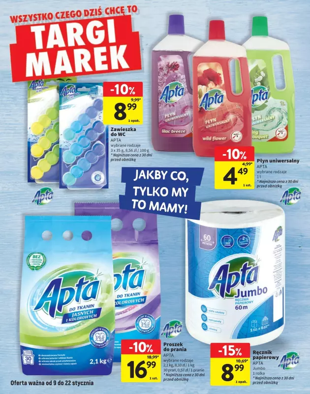 Intermarche - gazetka promocyjna Gazetka Targi marek od czwartku 09.01 do środy 22.01 - strona 18