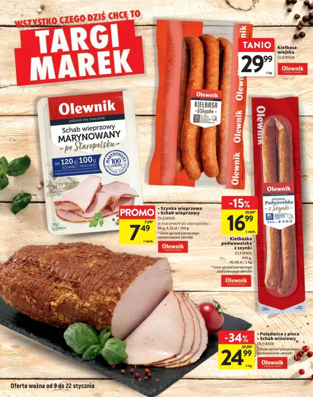 Intermarche - gazetka promocyjna Gazetka Targi marek od czwartku 09.01 do środy 22.01 - strona 10