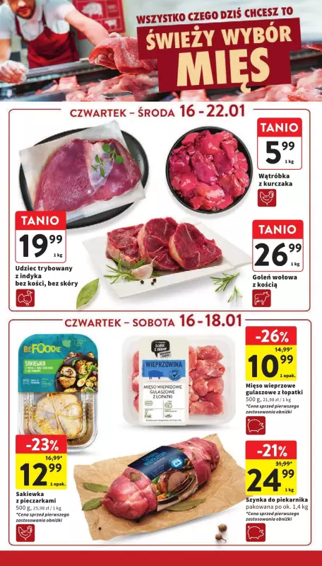 Intermarche - gazetka promocyjna Gazetka od czwartku 16.01 do środy 22.01 - strona 16