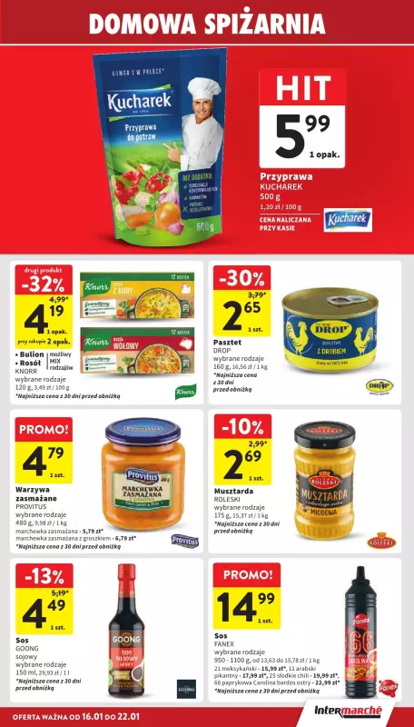 Intermarche - gazetka promocyjna Gazetka od czwartku 16.01 do środy 22.01 - strona 29