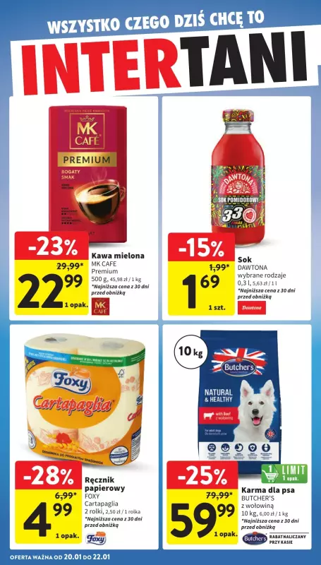 Intermarche - gazetka promocyjna Gazetka od czwartku 16.01 do środy 22.01 - strona 38