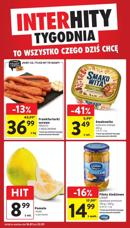 Intermarche - gazetka promocyjna Gazetka od czwartku 16.01 do środy 22.01 - strona 4