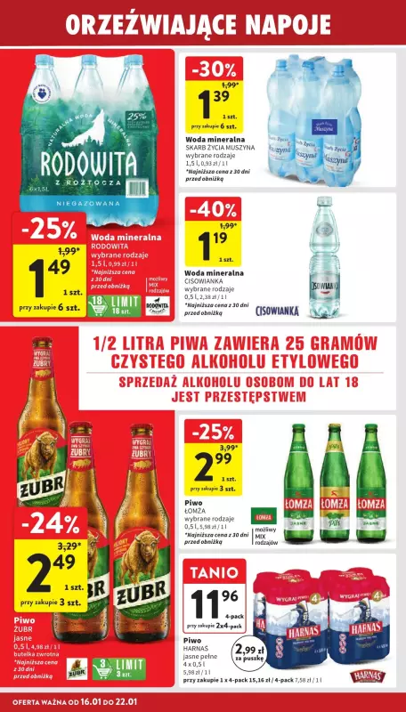 Intermarche - gazetka promocyjna Gazetka od czwartku 16.01 do środy 22.01 - strona 34