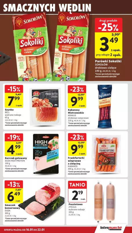 Intermarche - gazetka promocyjna Gazetka od czwartku 16.01 do środy 22.01 - strona 19