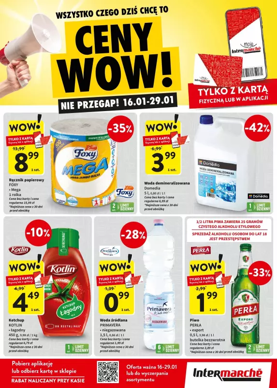 Intermarche - gazetka promocyjna Ceny WoW od czwartku 16.01 do środy 29.01 - strona 2