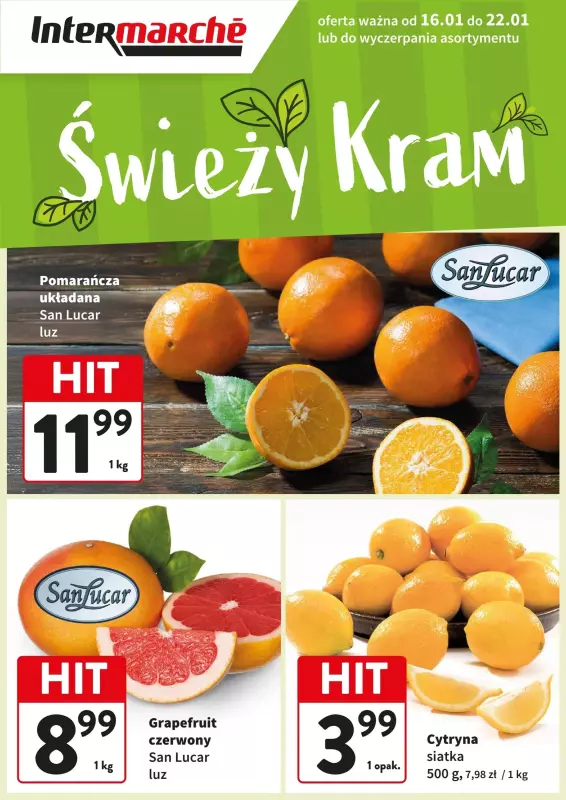 Intermarche - gazetka promocyjna Świeży kram od czwartku 16.01 do środy 22.01 - strona 2