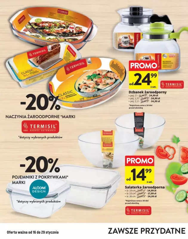 Intermarche - gazetka promocyjna Domowe przydasie w supercenach od czwartku 16.01 do środy 29.01 - strona 2