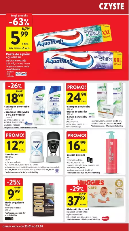 Intermarche - gazetka promocyjna Gazetka od czwartku 23.01 do środy 29.01 - strona 30