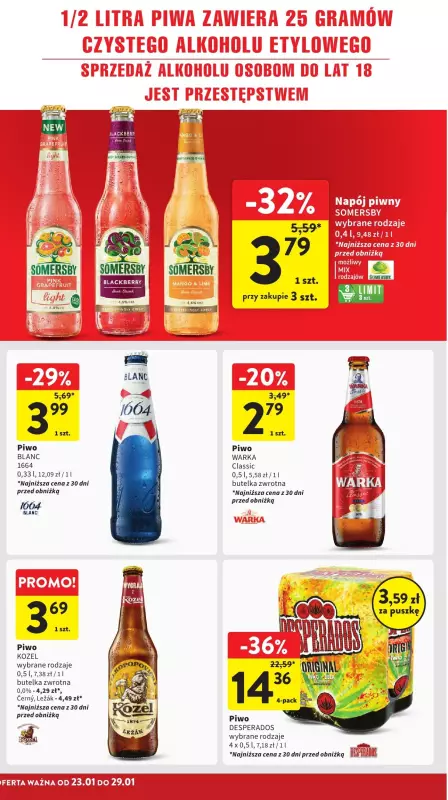 Intermarche - gazetka promocyjna Gazetka od czwartku 23.01 do środy 29.01 - strona 28