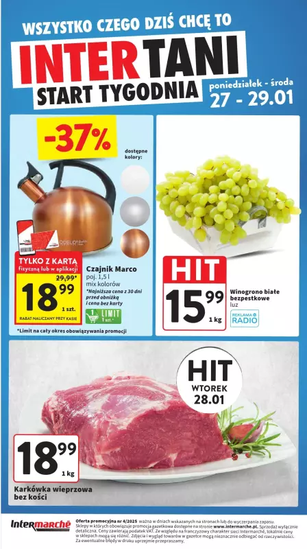 Intermarche - gazetka promocyjna Gazetka od czwartku 23.01 do środy 29.01 - strona 36