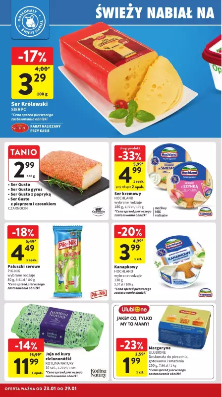 Intermarche - gazetka promocyjna Gazetka od czwartku 23.01 do środy 29.01 - strona 16