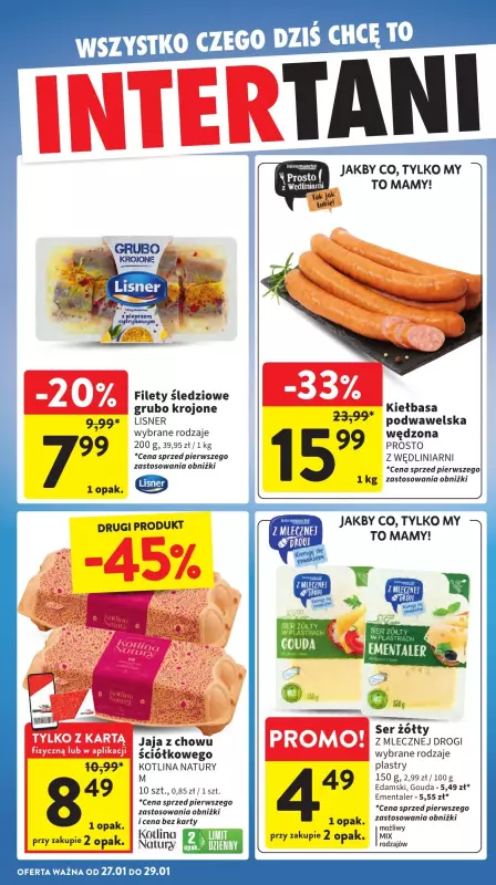 Intermarche - gazetka promocyjna Gazetka od czwartku 23.01 do środy 29.01 - strona 34