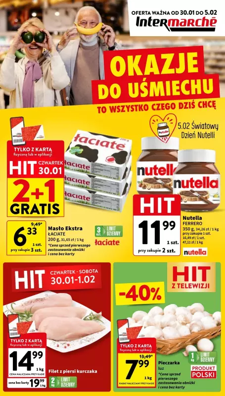 Intermarche - gazetka promocyjna Gazetka od czwartku 30.01 do środy 05.02