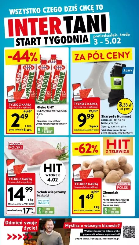 Intermarche - gazetka promocyjna Gazetka od czwartku 30.01 do środy 05.02 - strona 44